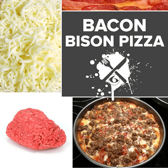 Meal Prep Sundays: Bacon Bison Pizza