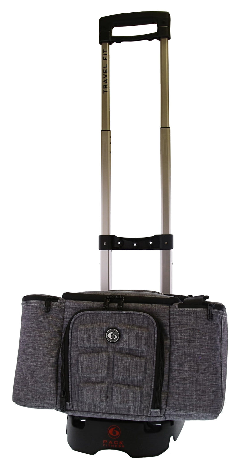 Trolley Bag and Luggage System - (Black/Silver)
