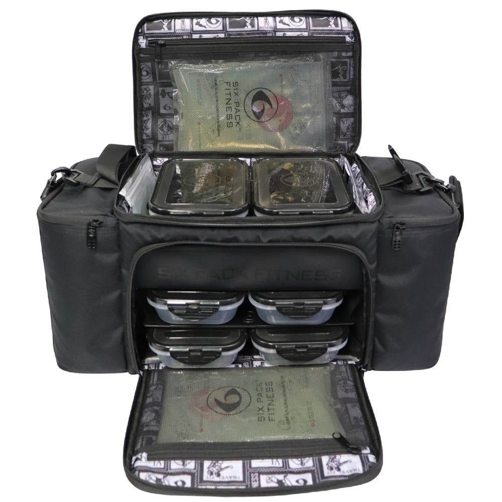 Innovator 800 Meal Prep Management Tote 8 - Meal Stealth (Black