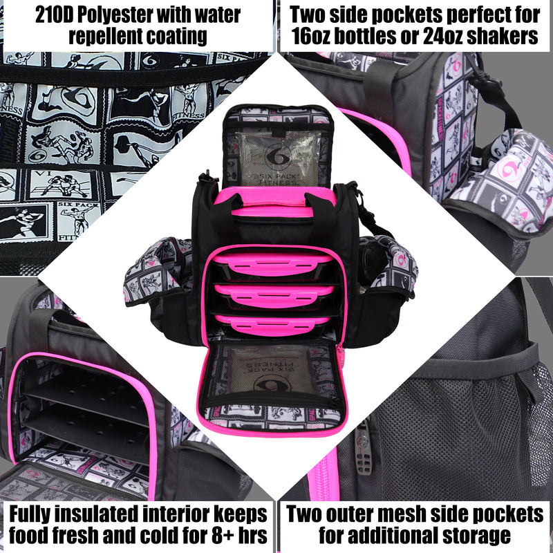 Innovator Mini Meal Prep Management Tote | Black/Pink