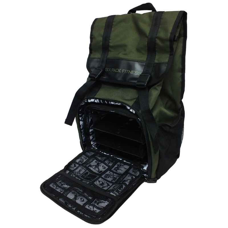 Commuter Backpack Meal Prep Management System Olive