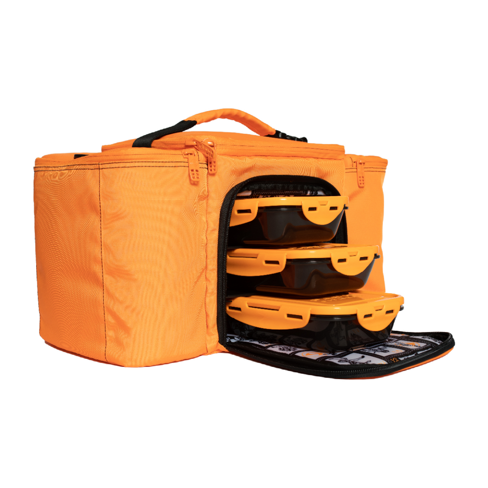 Innovator 300 Meal Prep Management Tote | Black/Neon Blue – Pure Innovator 300 Meal Prep Management Tote | Black/Neon Blue – Pure