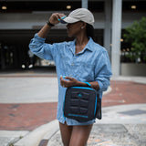 Innovator Cube Meal Prep Management Tote | Black/Neon Blue
